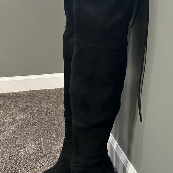 Cupid women’s size 8.5 poll on stretchy over the knee block, heel boot. - Picture 15 of 16